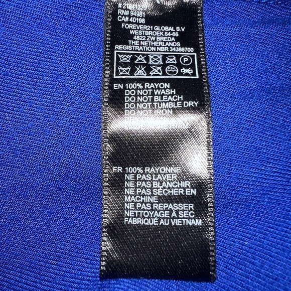 Cobalt Blue High-Low Asymmetrical Wrap Maxi Skirt for Casual Wear - Picture 2 of 9